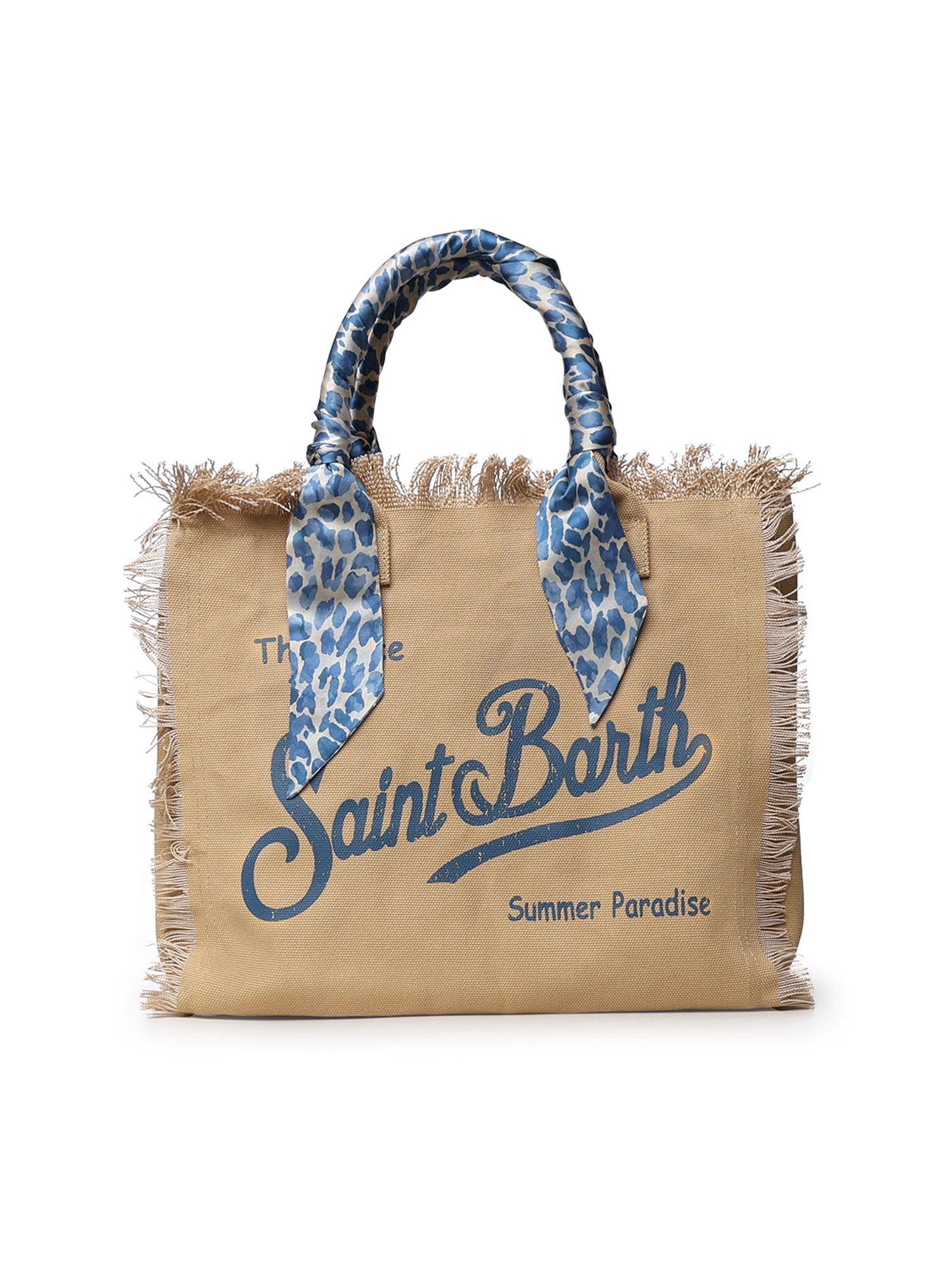 Borsa Vanity in canvas con twill removibile VANI045 09245L MC2 SAINT BARTH 