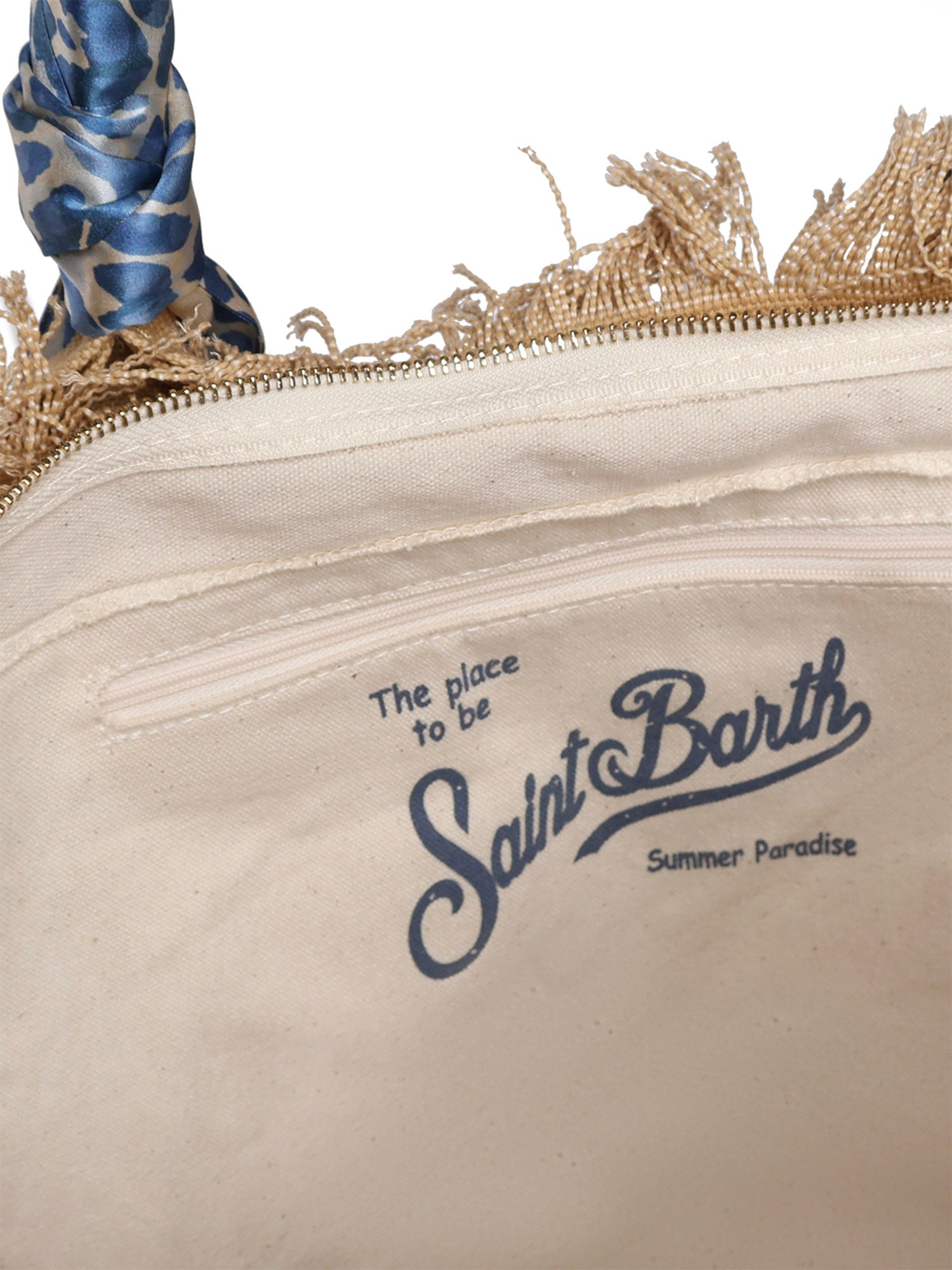 Borsa Vanity in canvas con twill removibile VANI045 09245L MC2 SAINT BARTH 