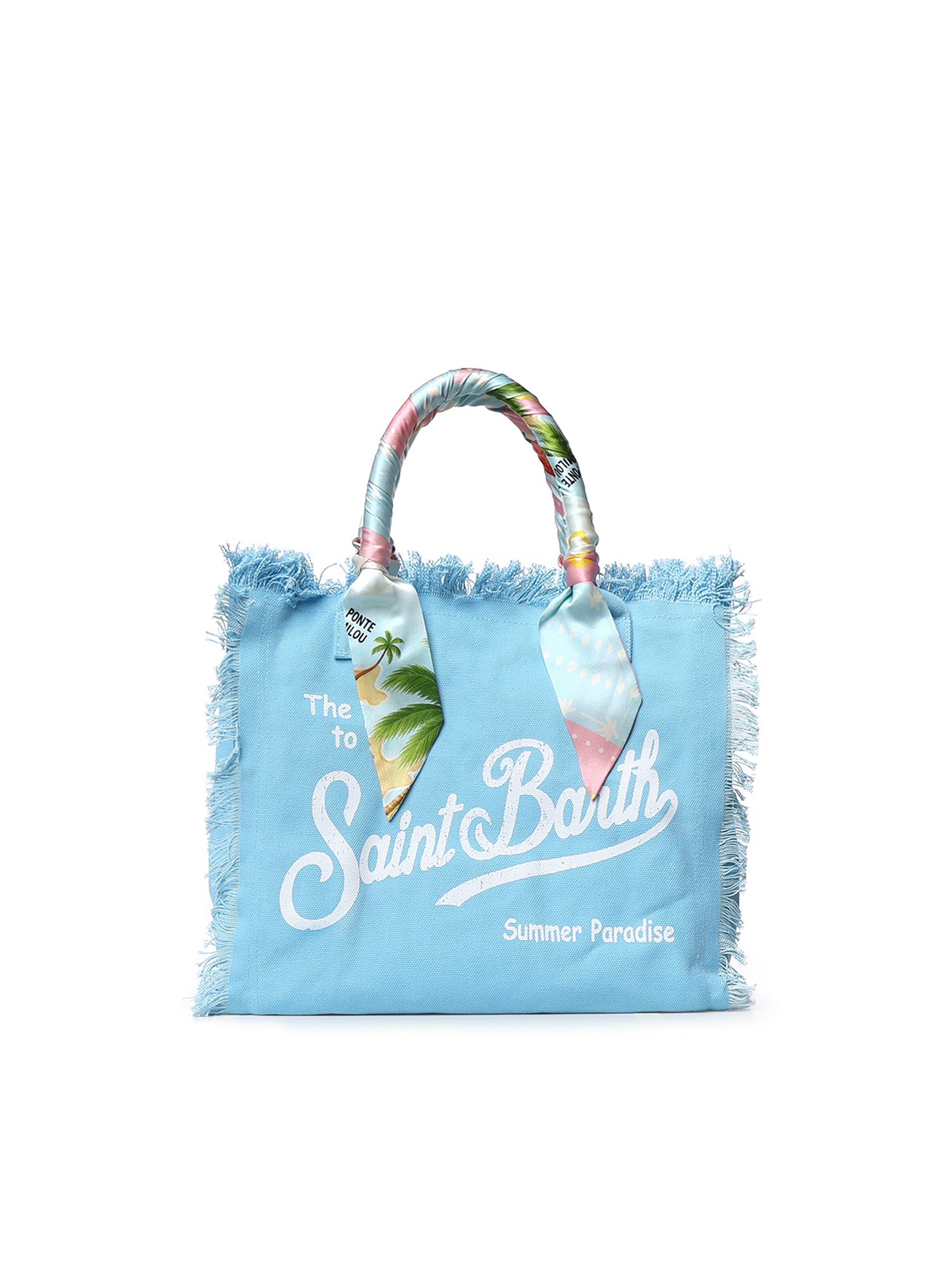 Borsa Vanity in canvas con twill removibile VANI045 09250L MC2 SAINT BARTH 