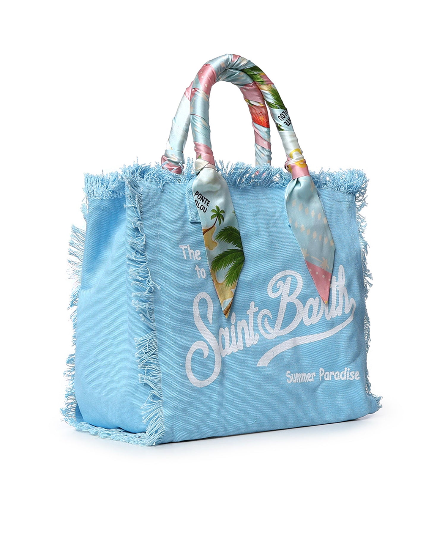 Borsa Vanity in canvas con twill removibile VANI045 09250L MC2 SAINT BARTH 