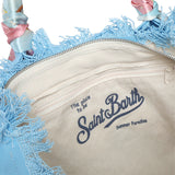 Borsa Vanity in canvas con twill removibile VANI045 09250L MC2 SAINT BARTH 