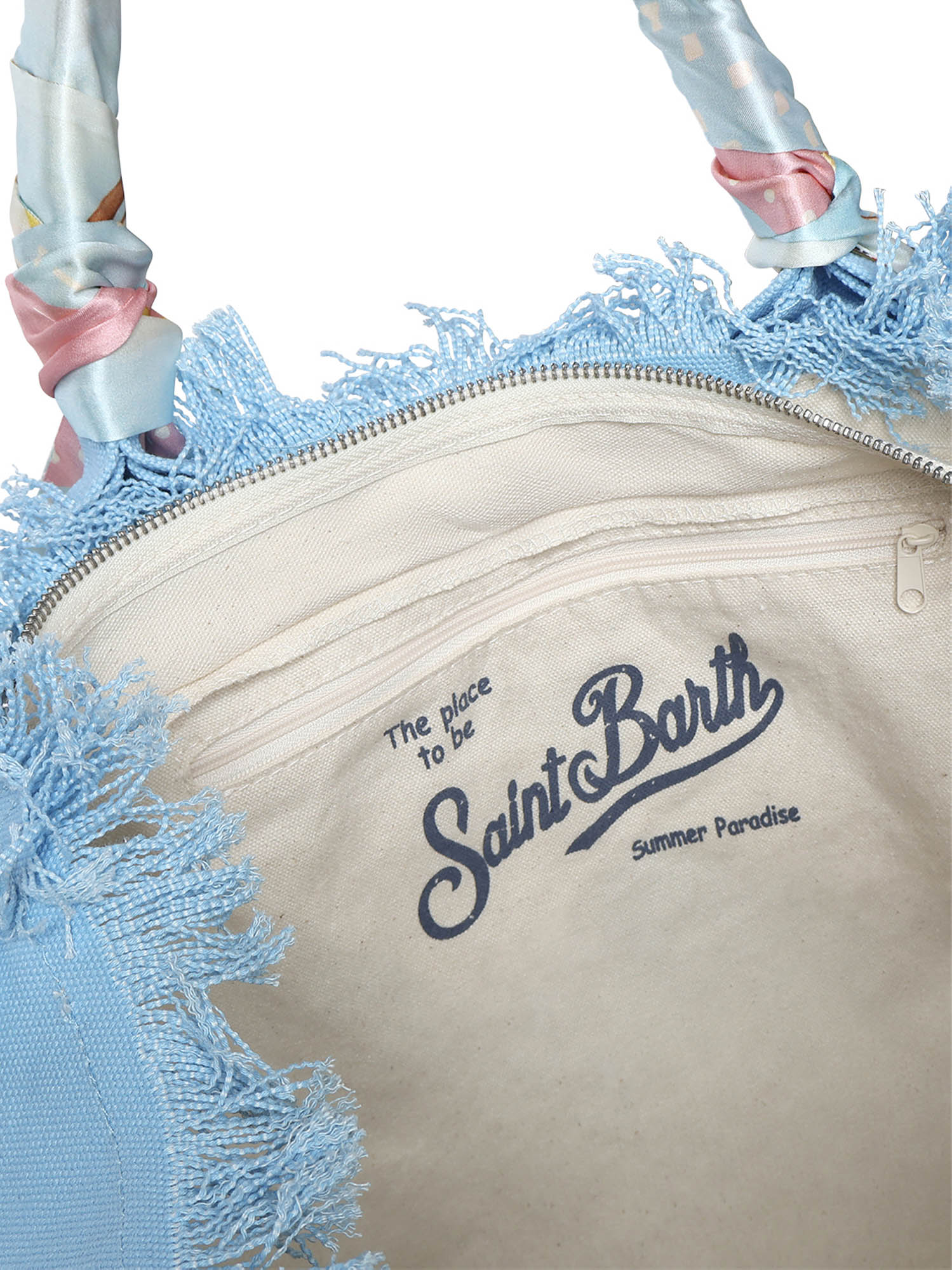 Borsa Vanity in canvas con twill removibile VANI045 09250L MC2 SAINT BARTH 