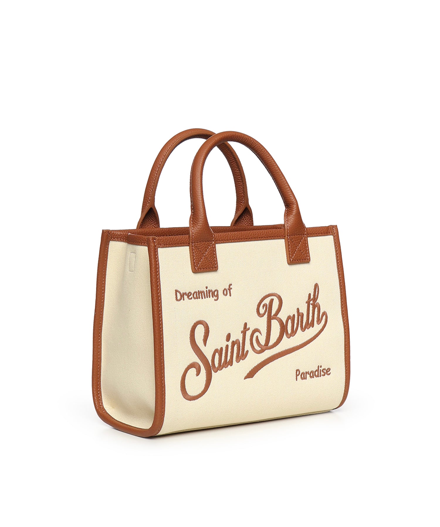 Borsa Vanity in denim e pelle VANMD001 01517L MC2 SAINT BARTH 
