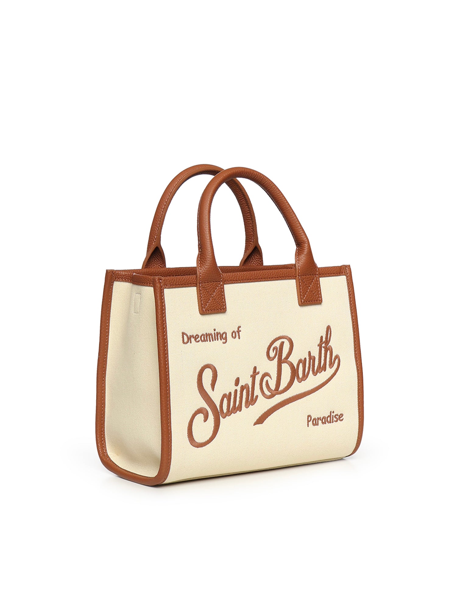 Borsa Vanity in denim e pelle VANMD001 01517L MC2 SAINT BARTH 