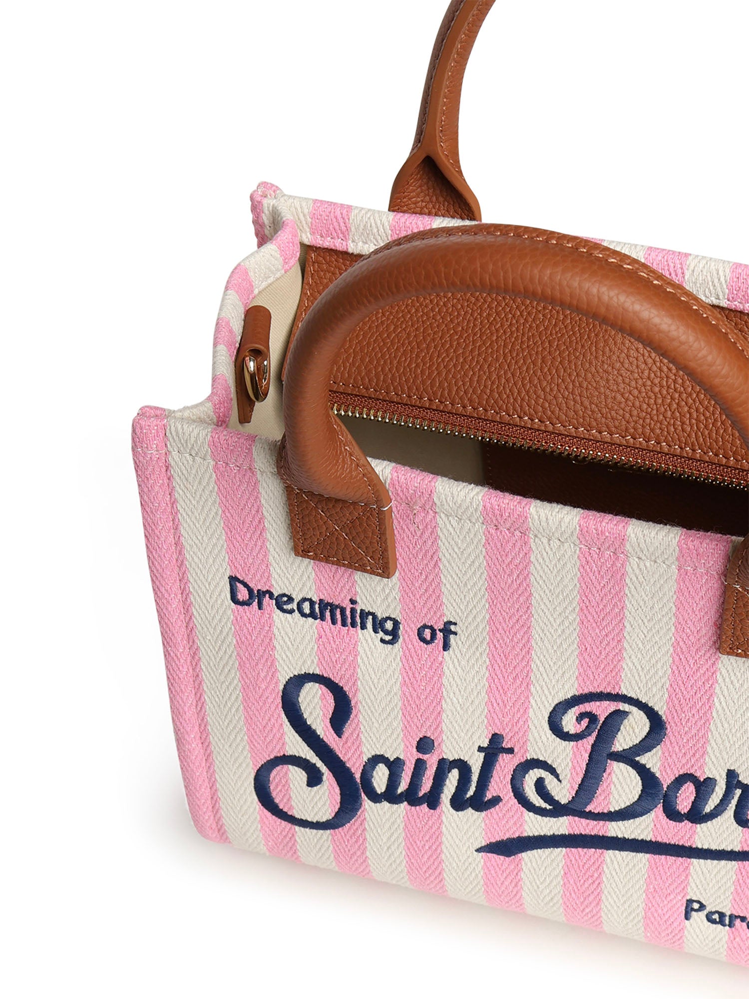 Borsa Vanity in pelle con logo VANMD001 01784L MC2 SAINT BARTH 