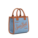 Borsa Vanity mini in denim e pelle VANMI001 01515L MC2 SAINT BARTH 