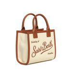 Borsa Vanity mini in canvas e pelle VANMI001 01517L MC2 SAINT BARTH 