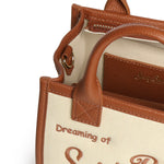 Borsa Vanity mini in canvas e pelle VANMI001 01517L MC2 SAINT BARTH 