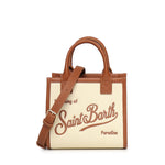 Borsa Vanity mini in canvas e pelle VANMI001 01517L MC2 SAINT BARTH 