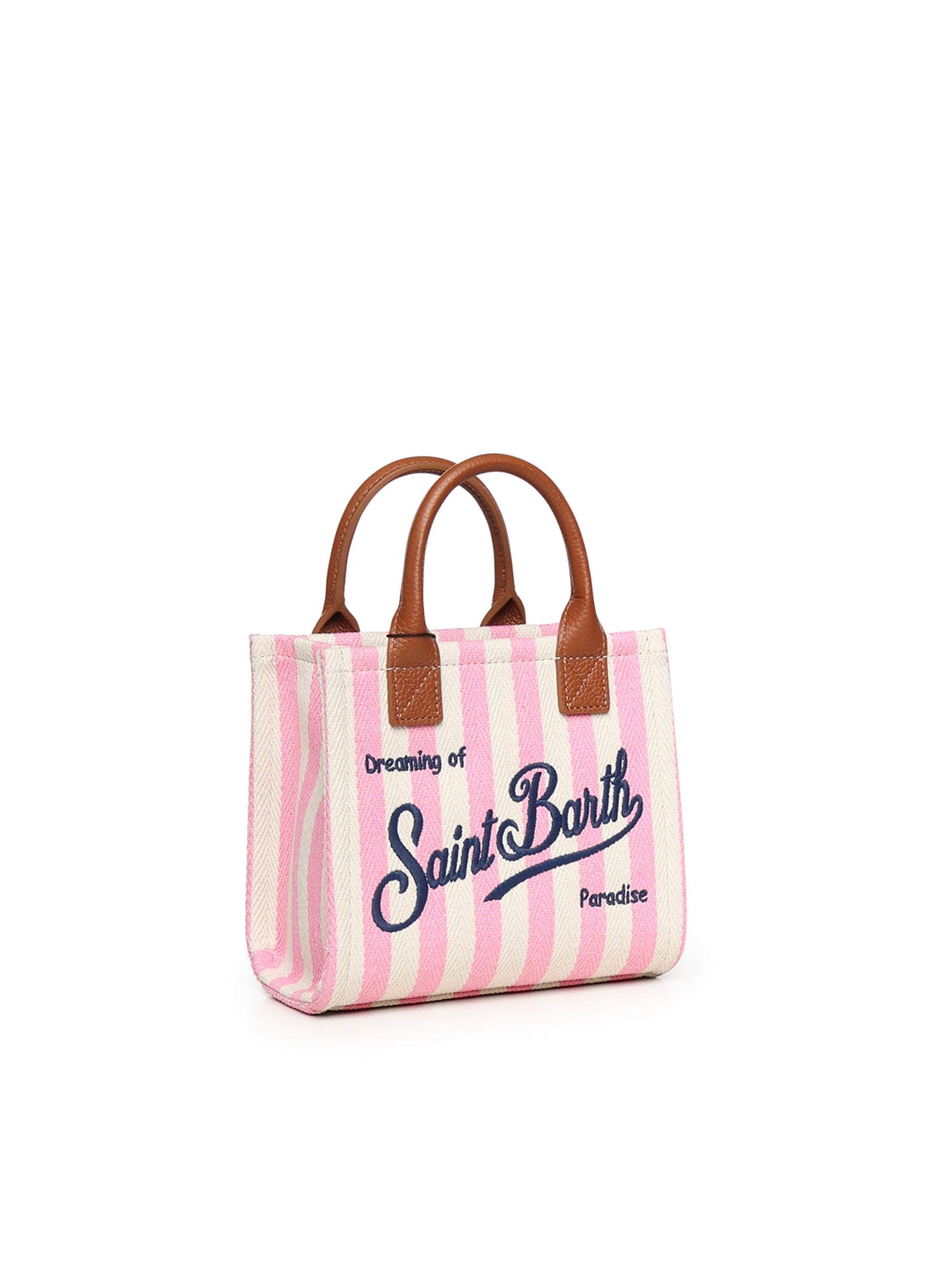 Borsa Vanity in pelle con logo VANMI001 01784L MC2 SAINT BARTH 