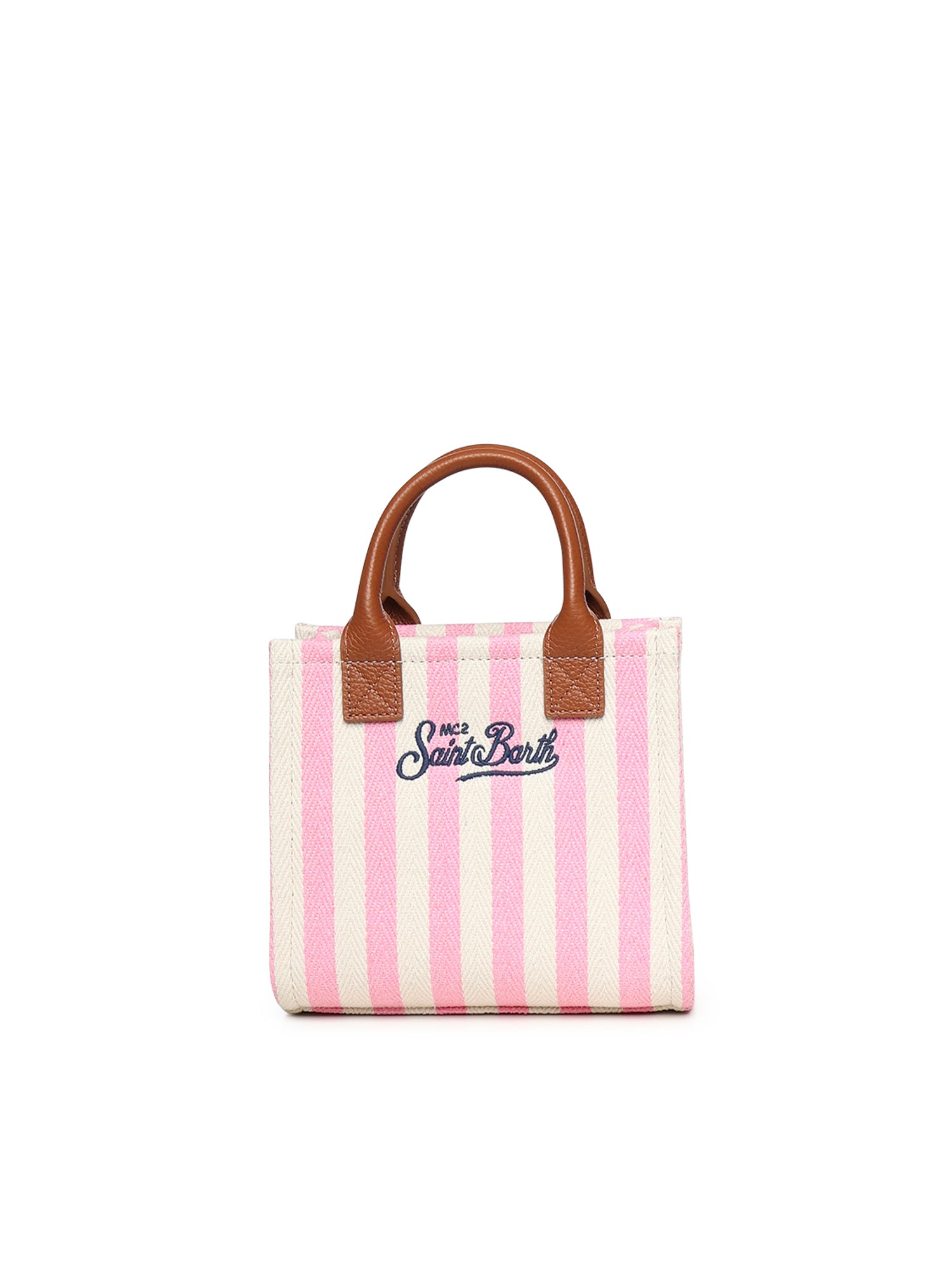 Borsa Vanity in pelle con logo VANMI001 01784L MC2 SAINT BARTH 