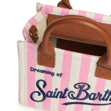 Borsa Vanity in pelle con logo VANMI001 01784L MC2 SAINT BARTH 