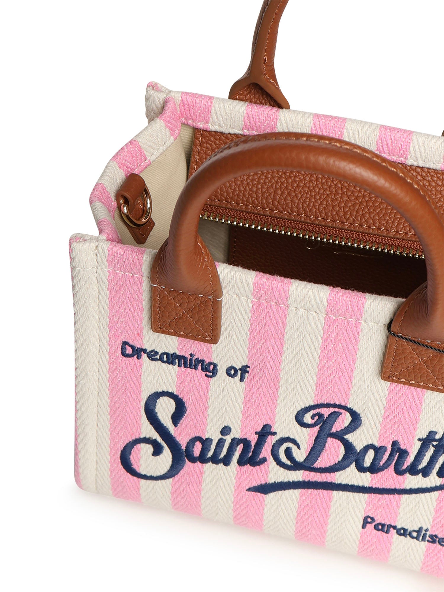 Borsa Vanity in pelle con logo VANMI001 01784L MC2 SAINT BARTH 