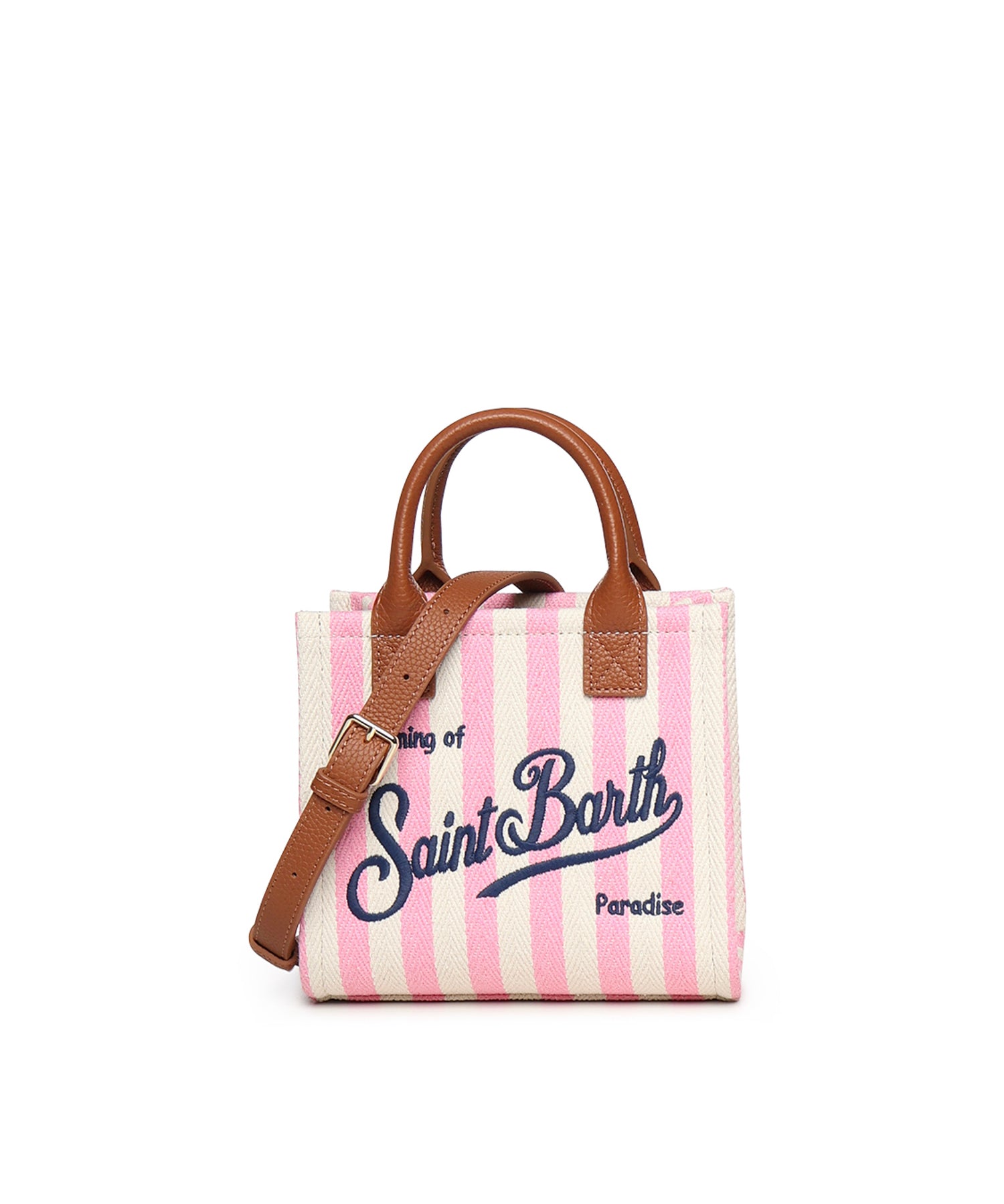 Borsa Vanity in pelle con logo VANMI001 01784L MC2 SAINT BARTH 