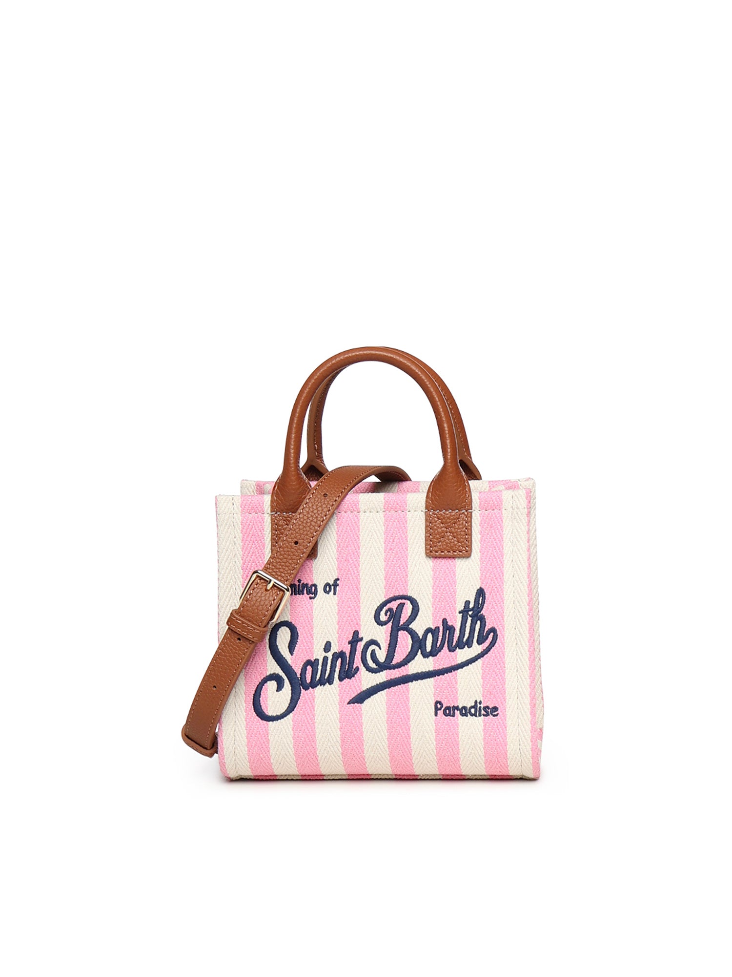 Borsa Vanity in pelle con logo VANMI001 01784L MC2 SAINT BARTH 