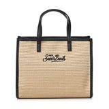 Borsa Vivian medium effetto raffia con logo VVID001 00421L MC2 SAINT BARTH 