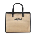 Borsa Vivian medium effetto raffia con logo VVID001 00421L MC2 SAINT BARTH 