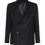 Blazer doppiopetto in lino MCAUS3259S26 019 MICHAEL COAL 