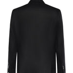 Blazer doppiopetto in lino MCAUS3259S26 019 MICHAEL COAL 