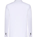 Blazer doppiopetto in lino MCAUS3259S26 282 MICHAEL COAL 