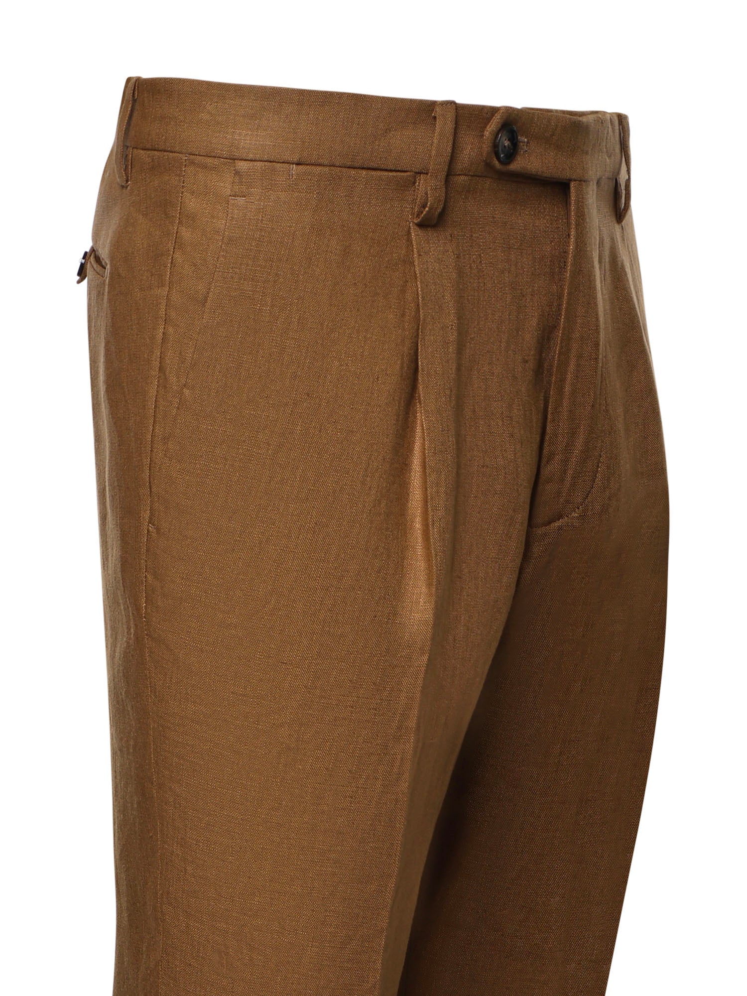 Pantalone Tk America in lino MCFRK3259S26 172 MICHAEL COAL 