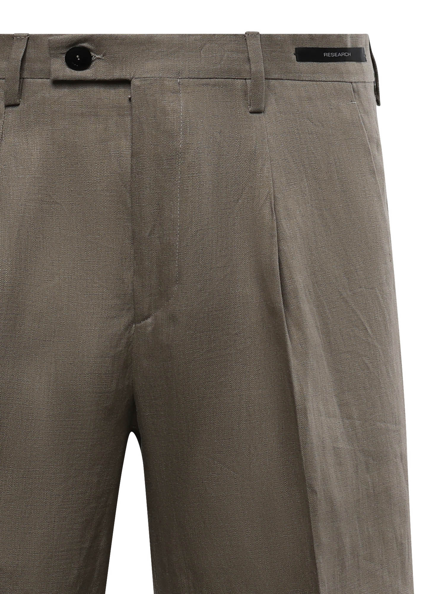 Bermuda Harry in lino con pince MCHAR3259S26B 880 MICHAEL COAL 