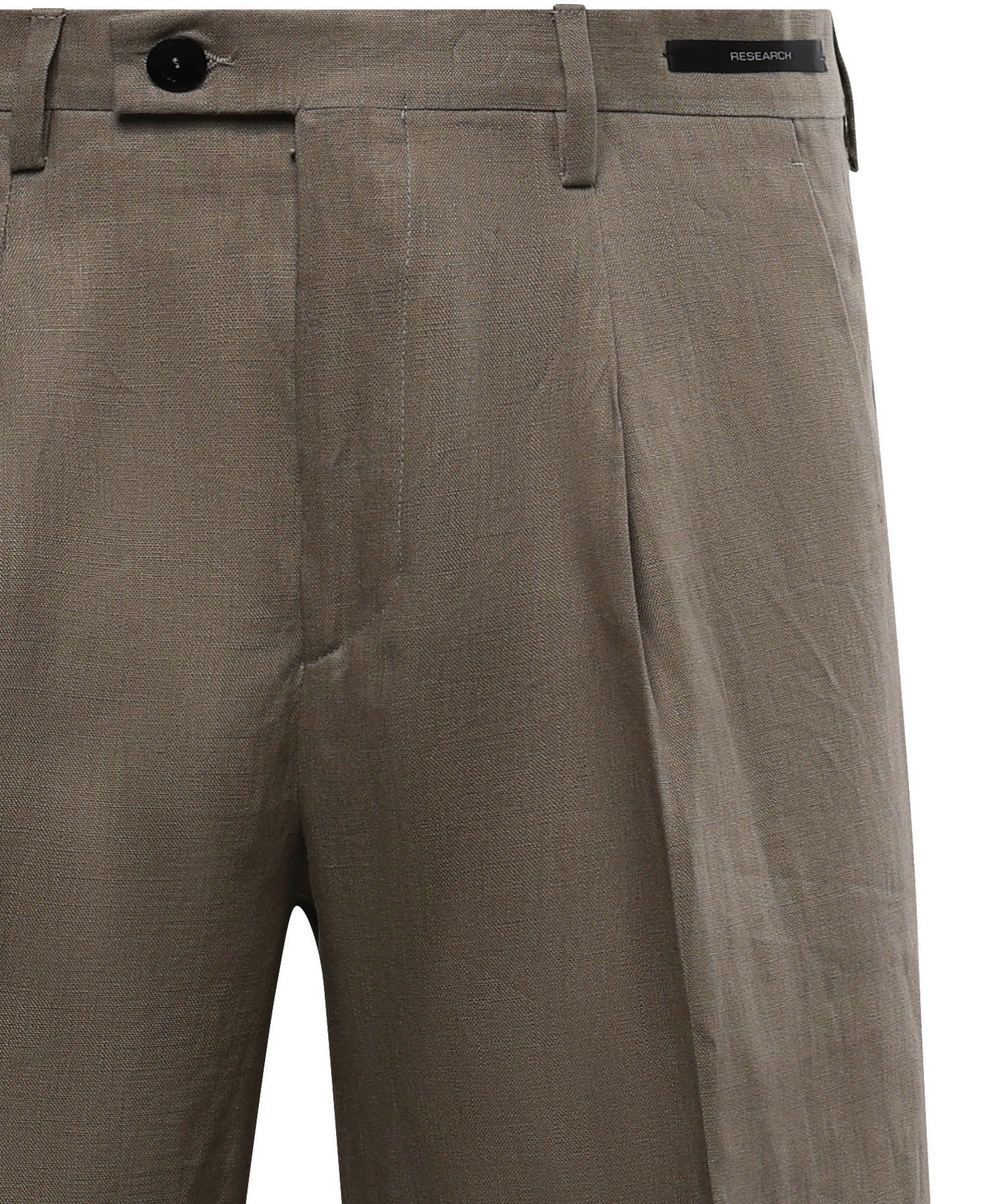 Bermuda Harry in lino con pince MCHAR3259S26B 880 MICHAEL COAL 