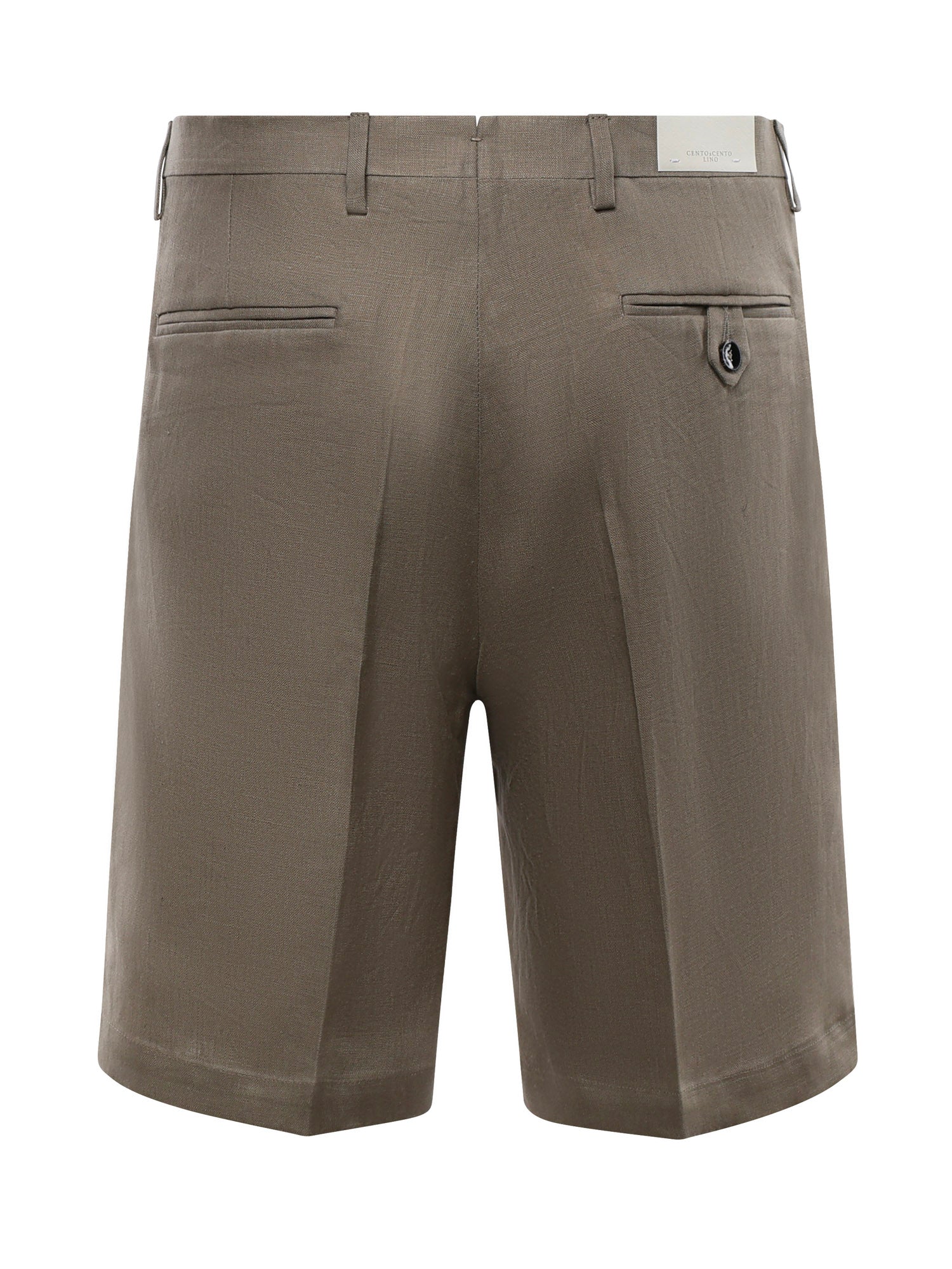 Bermuda Harry in lino con pince MCHAR3259S26B 880 MICHAEL COAL 