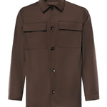 Overshirt James in misto lana MCJAM3687S26 194 MICHAEL COAL 