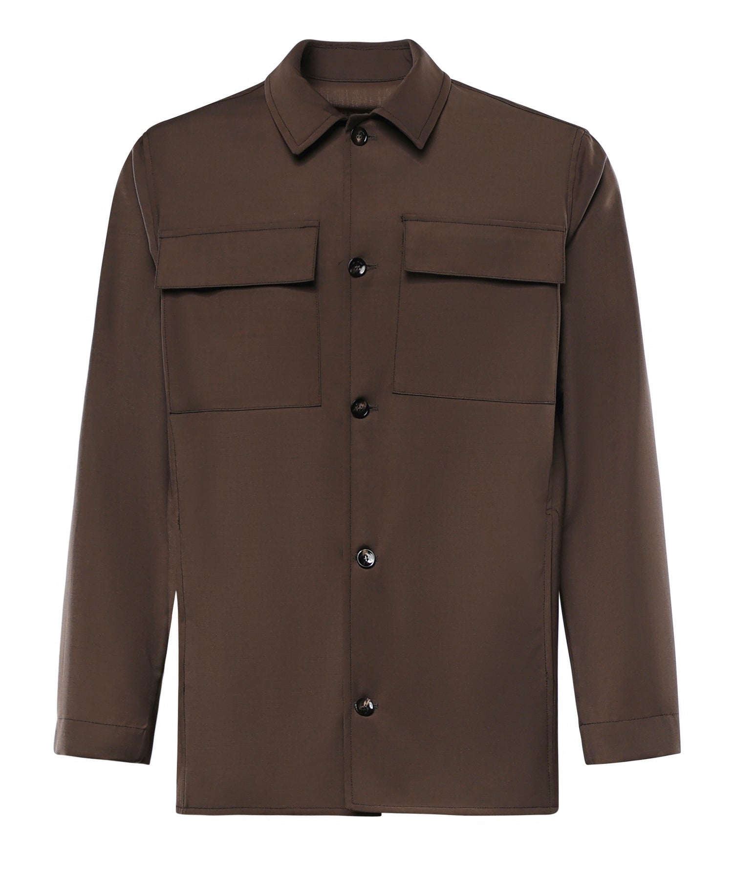 Overshirt James in misto lana MCJAM3687S26 194 MICHAEL COAL 