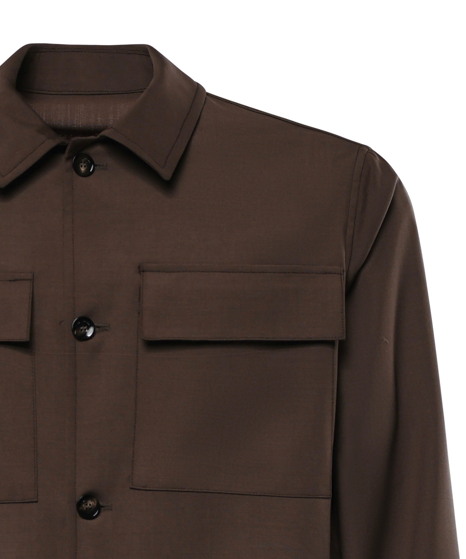 Overshirt James in misto lana MCJAM3687S26 194 MICHAEL COAL 