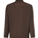 Overshirt James in misto lana MCJAM3687S26 194 MICHAEL COAL 