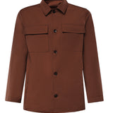 Overshirt James in misto lana MCJAM3687S26 337 MICHAEL COAL 