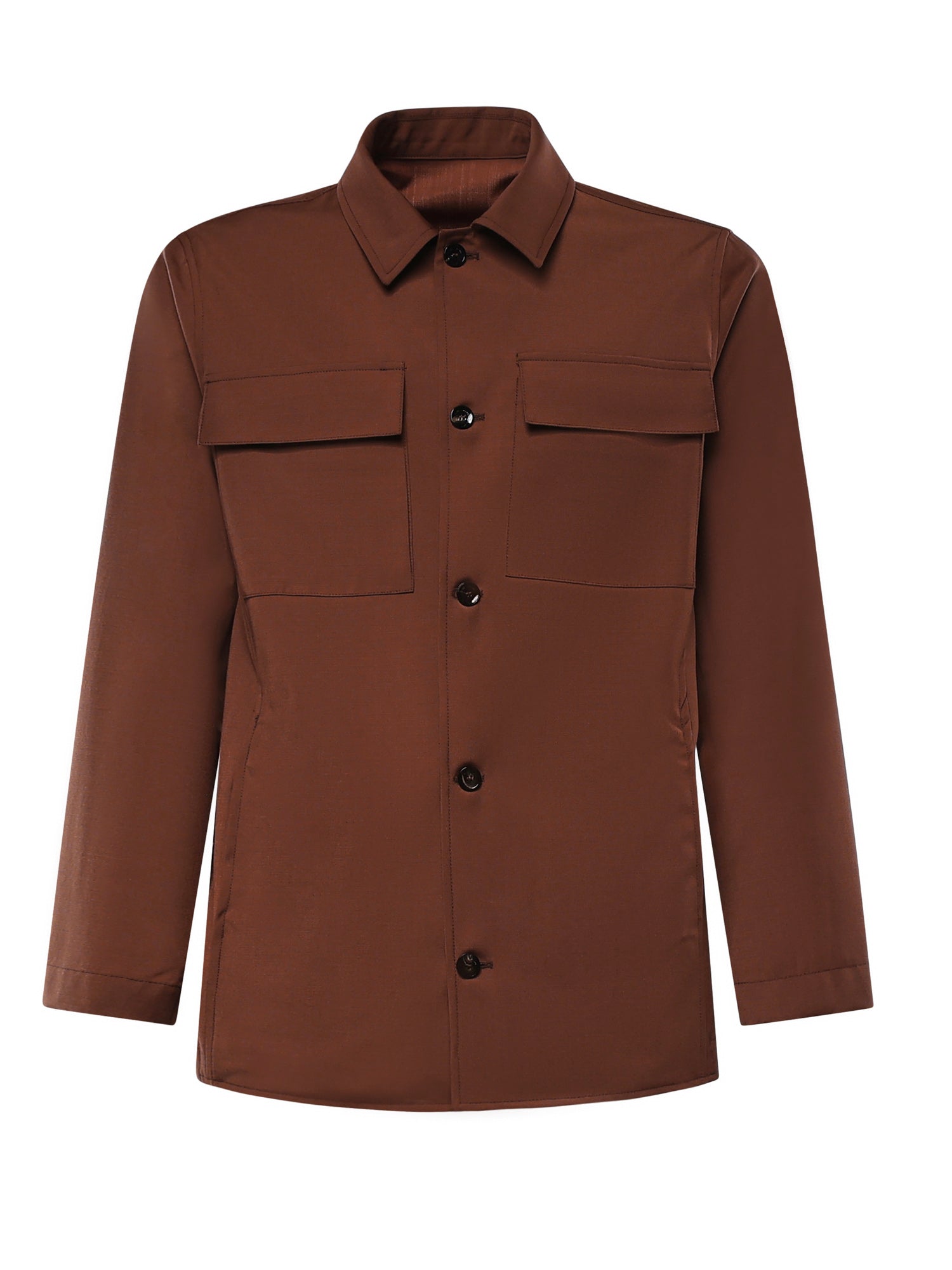 Overshirt James in misto lana MCJAM3687S26 337 MICHAEL COAL 