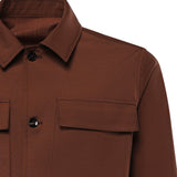 Overshirt James in misto lana MCJAM3687S26 337 MICHAEL COAL 