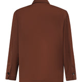 Overshirt James in misto lana MCJAM3687S26 337 MICHAEL COAL 