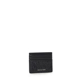 Portacarte Hudson trapuntato con logo 39R6SHDD2L 001 MICHAEL MICHAEL KORS 