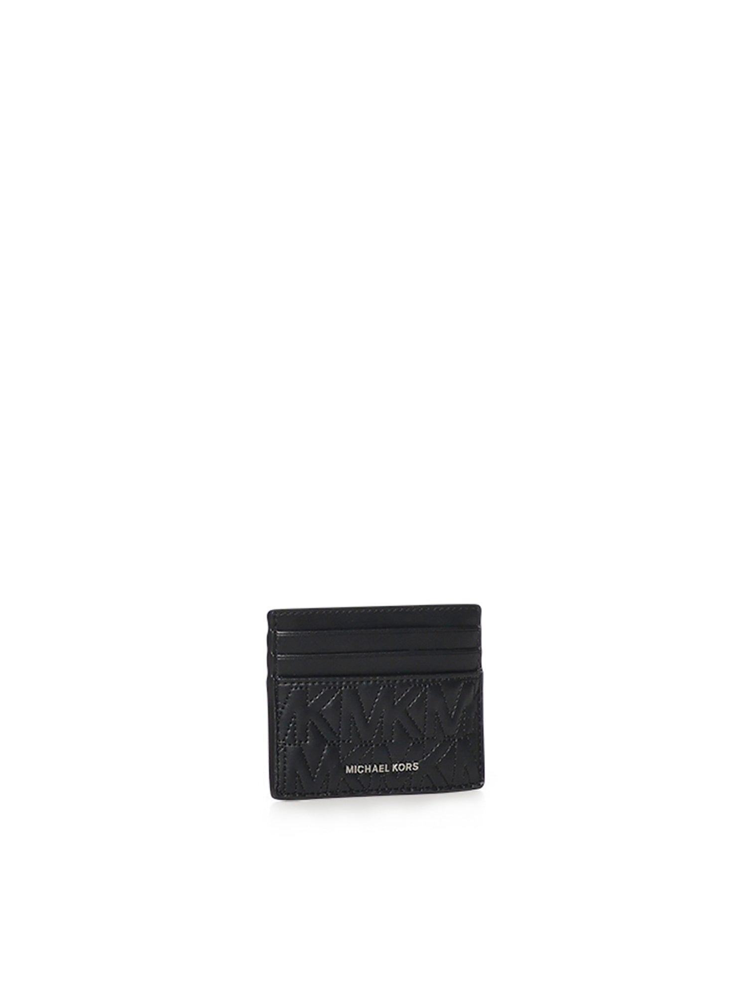 Portacarte Hudson trapuntato con logo 39R6SHDD2L 001 MICHAEL MICHAEL KORS 