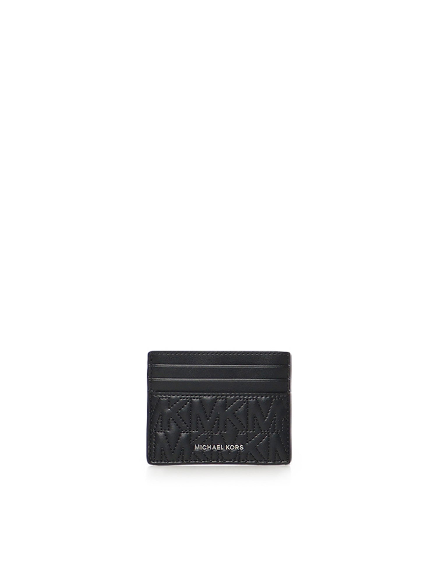 Portacarte Hudson trapuntato con logo 39R6SHDD2L 001 MICHAEL MICHAEL KORS 