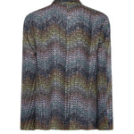 Blazer monopetto in viscosa lamé con paillettes DS26SF06 BC0065SMSNS MISSONI 