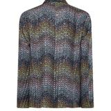 Blazer monopetto in viscosa lamé con paillettes DS26SF06 BC0065SMSNS MISSONI 
