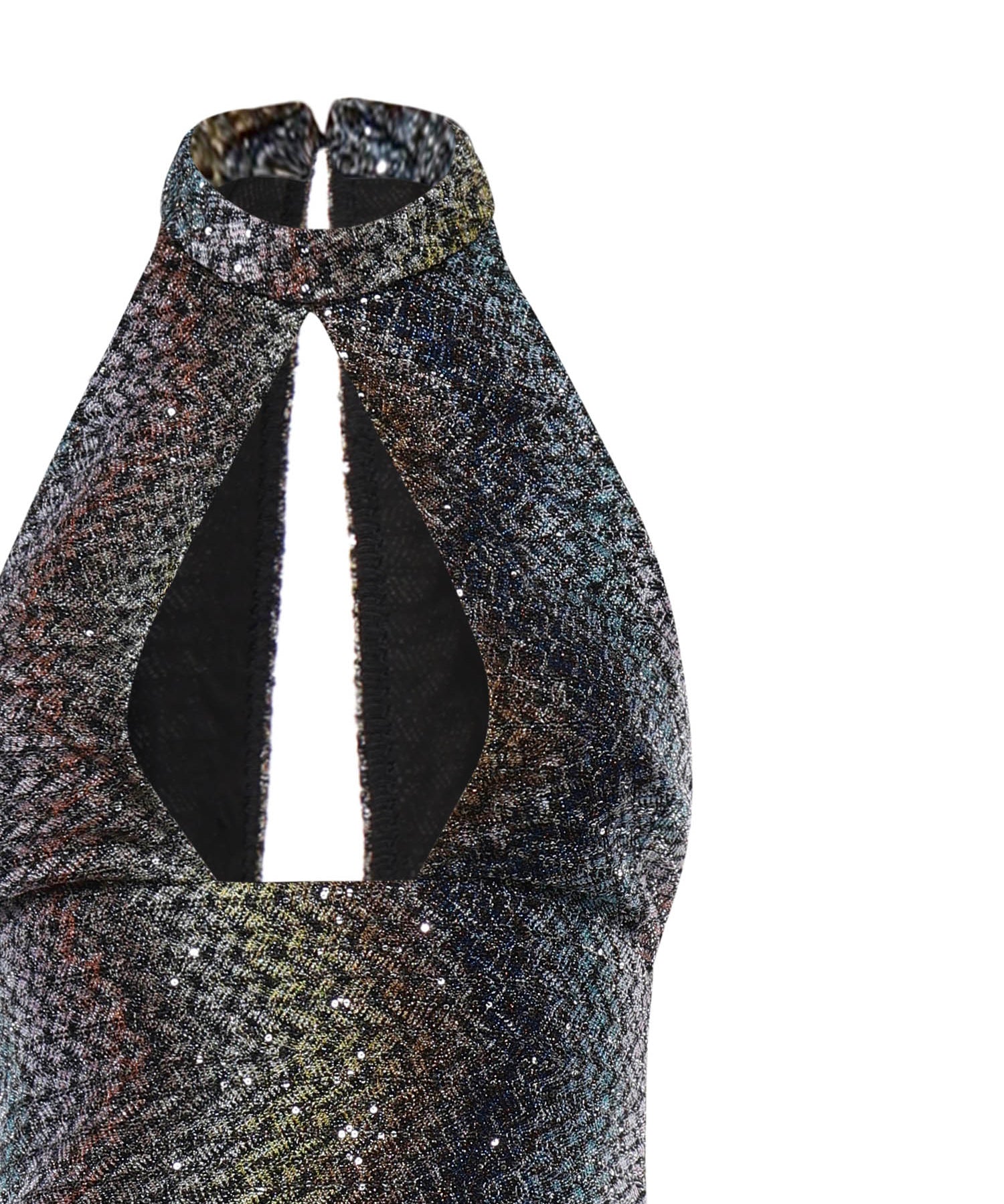 Abito lungo con lamé e paillettes DS26SG2V BC0065SMSNS MISSONI 
