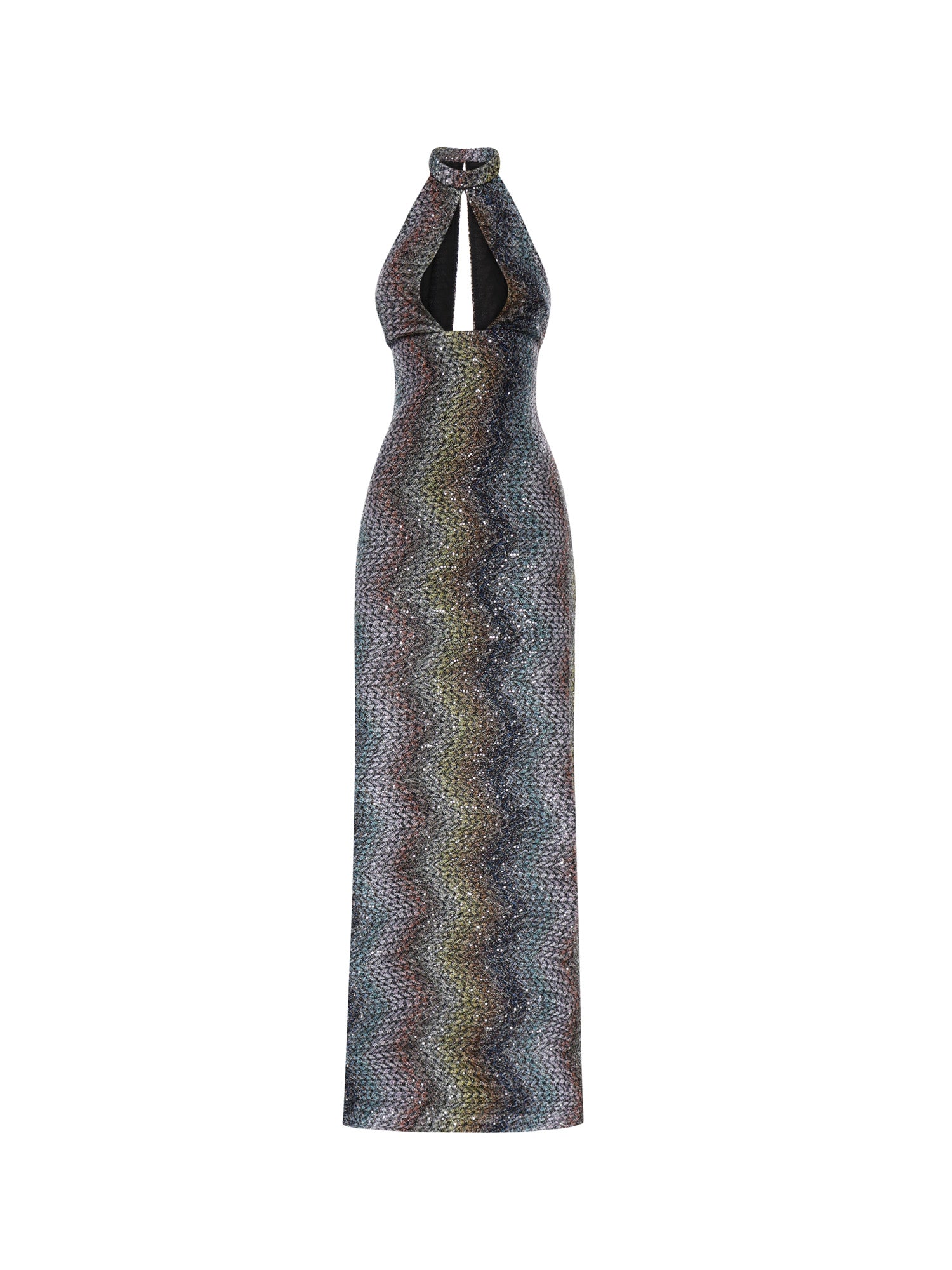 Abito lungo con lamé e paillettes DS26SG2V BC0065SMSNS MISSONI 