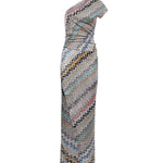 Abito lungo monospalla Wave DS26SG47 BR015BSMSNN MISSONI 