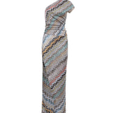 Abito lungo monospalla Wave DS26SG47 BR015BSMSNN MISSONI 