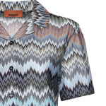 Camicia in viscosa chevron motivo snake DS26SJ03 BR014TS91RM MISSONI 