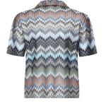 Camicia in viscosa chevron motivo snake DS26SJ03 BR014TS91RM MISSONI 