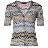 Maglia in lamé a zig-zag DS26SN1N BR015BSMSNN MISSONI 