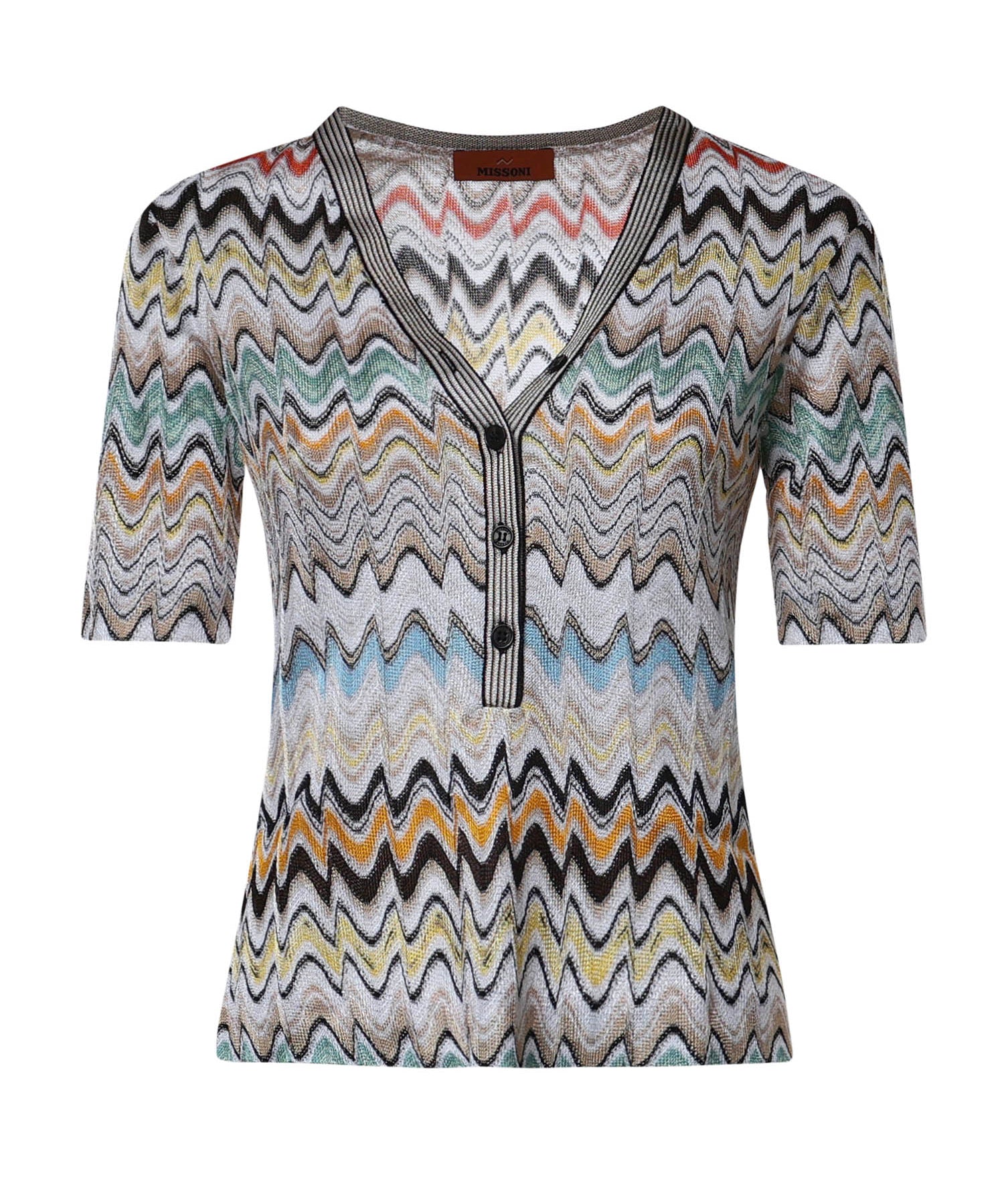 Maglia in lamé a zig-zag DS26SN1N BR015BSMSNN MISSONI 