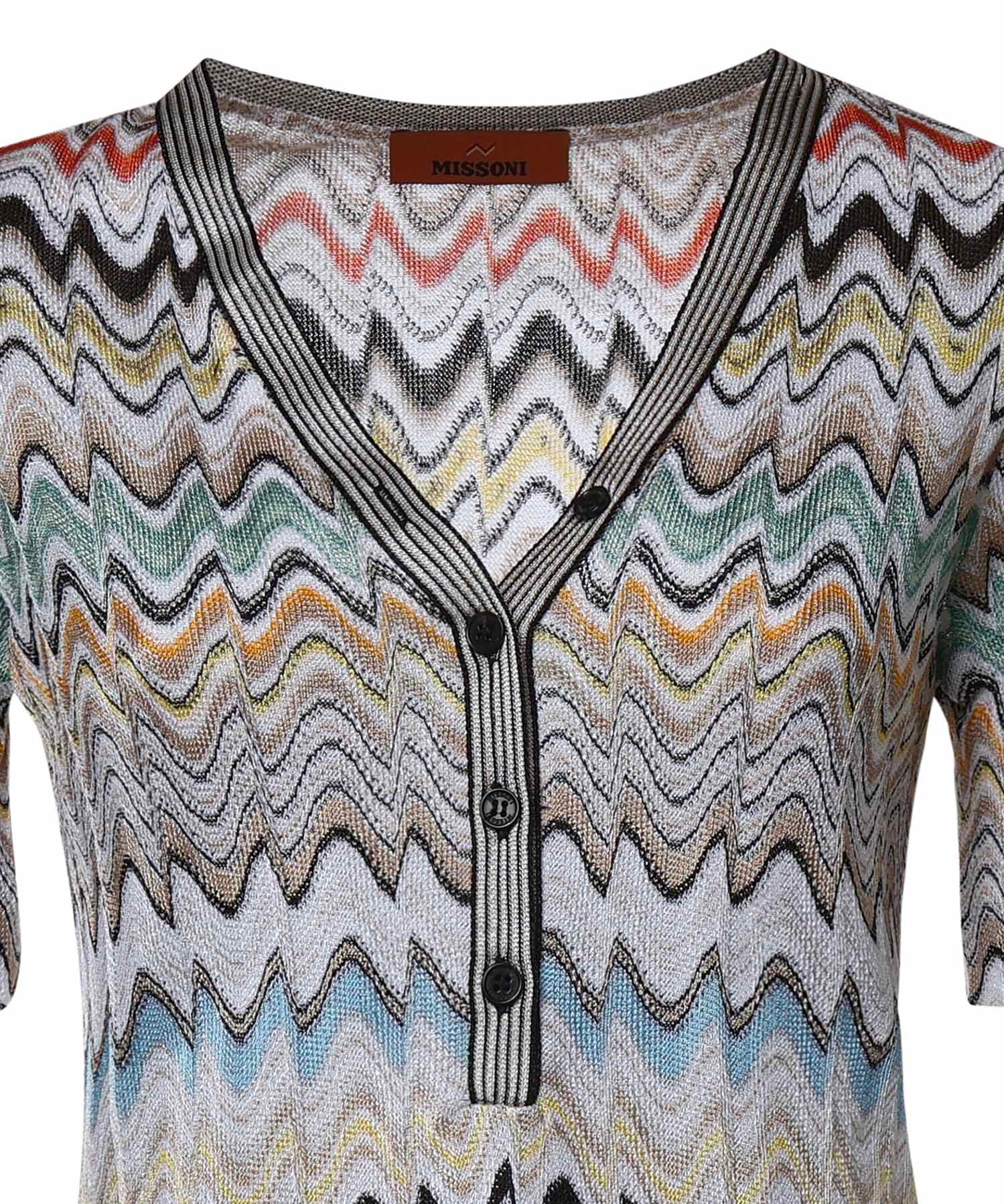 Maglia in lamé a zig-zag DS26SN1N BR015BSMSNN MISSONI 